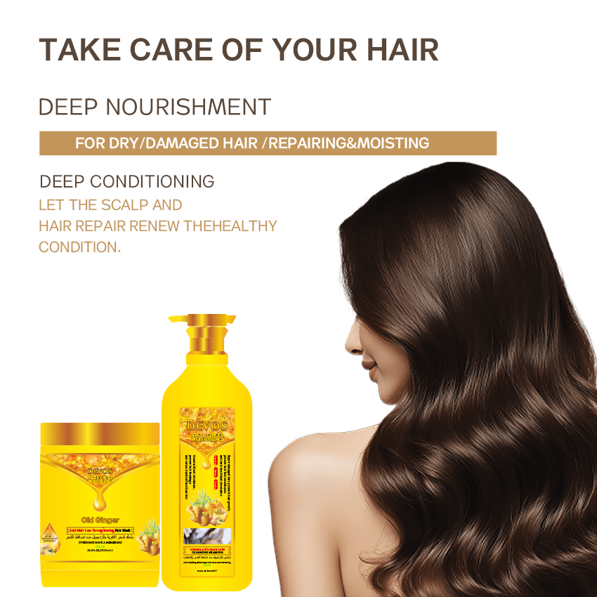 Private Label Shampoo Manufacturer - Ginger Anti-Hair Loss Cleansing Shampoo