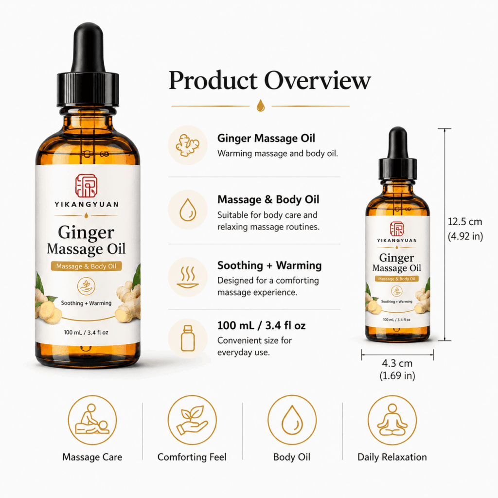 Private Label Ginger Massage Oil Manufacturer - Ginger Massage Oil