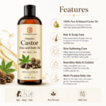 Olio di ricino biologico per capelli e corpo (5)