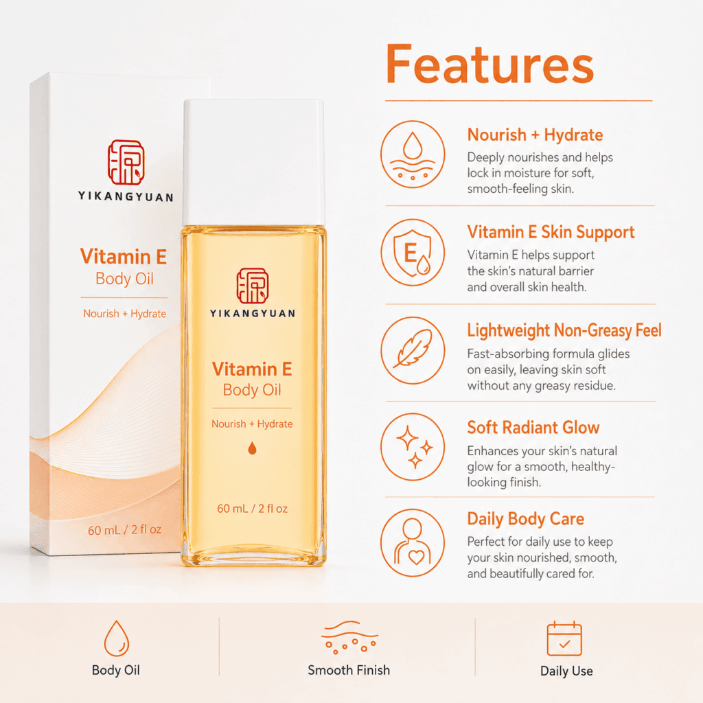 Vitamin E Body Oil Product Details - Vitamin E Body Oil