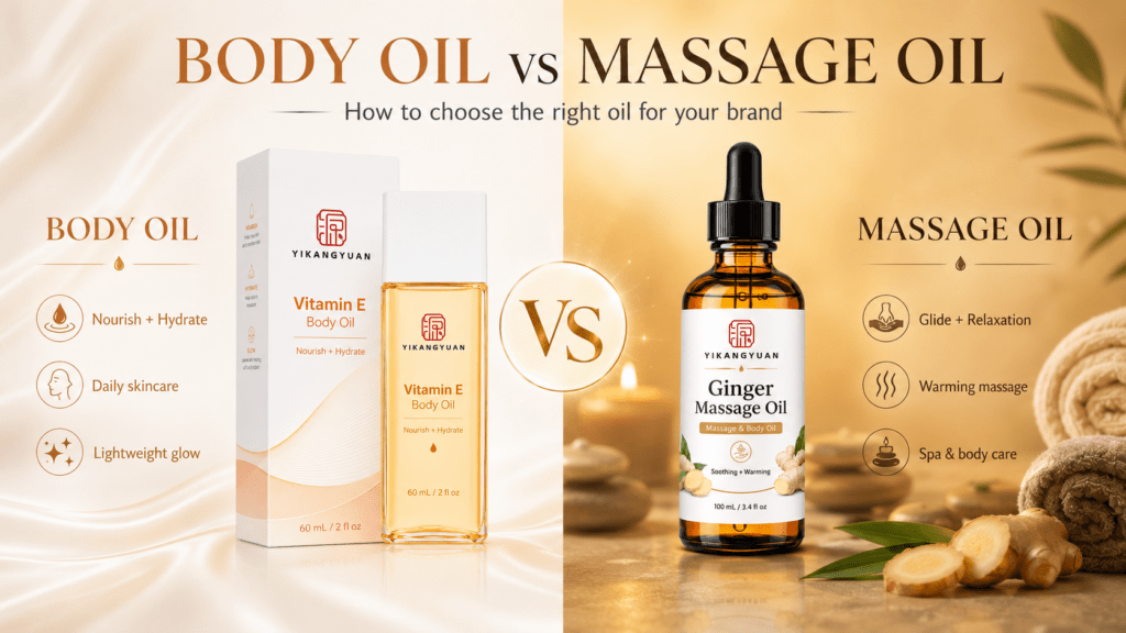 Body Oil vs Massage Oil Comparison