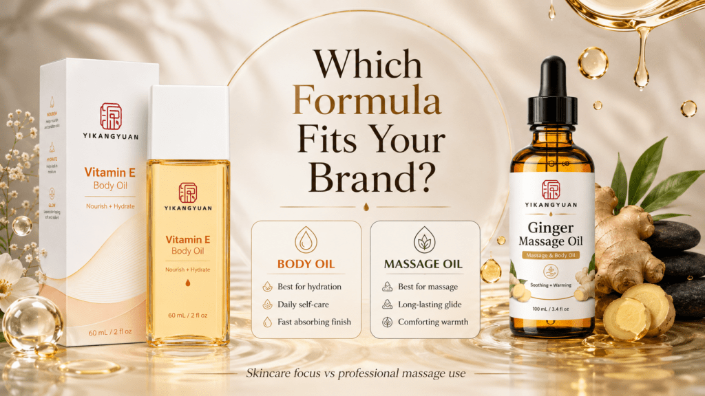 Body Oil vs Massage Oil Comparison