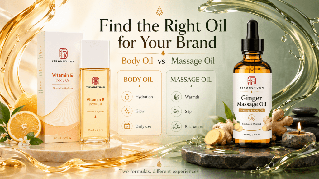 Body Oil vs Massage Oil Comparison
