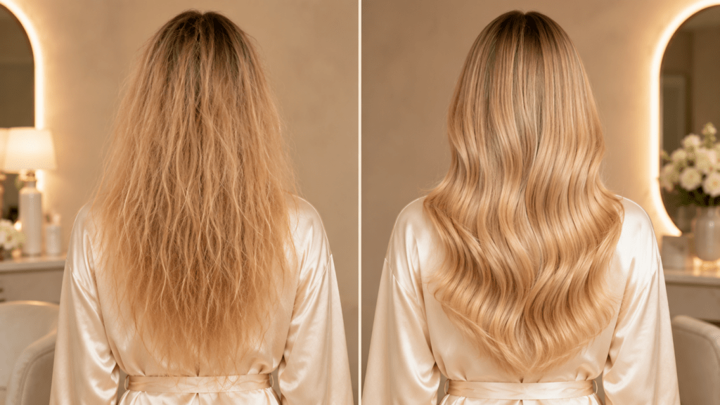 repair bleached damaged hair