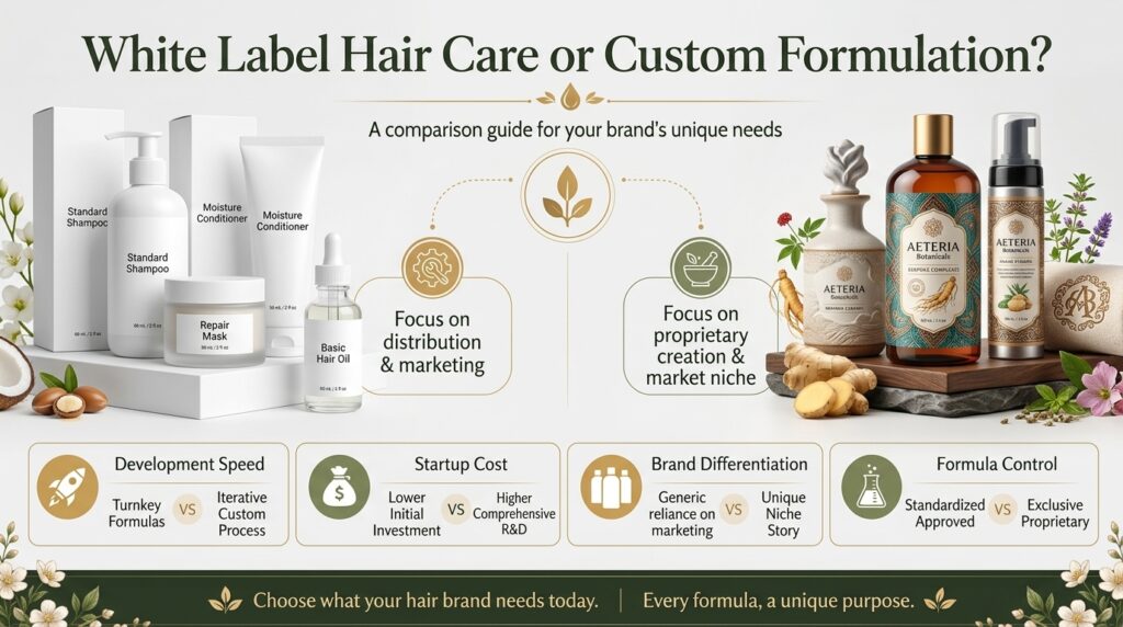 White Label vs Custom Formulation